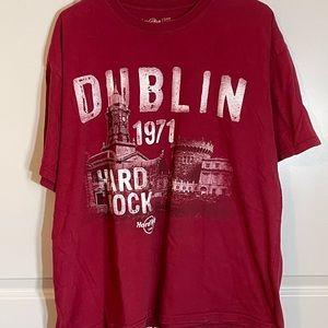 Hard Rock Cafe T-shirt Dark Red XL